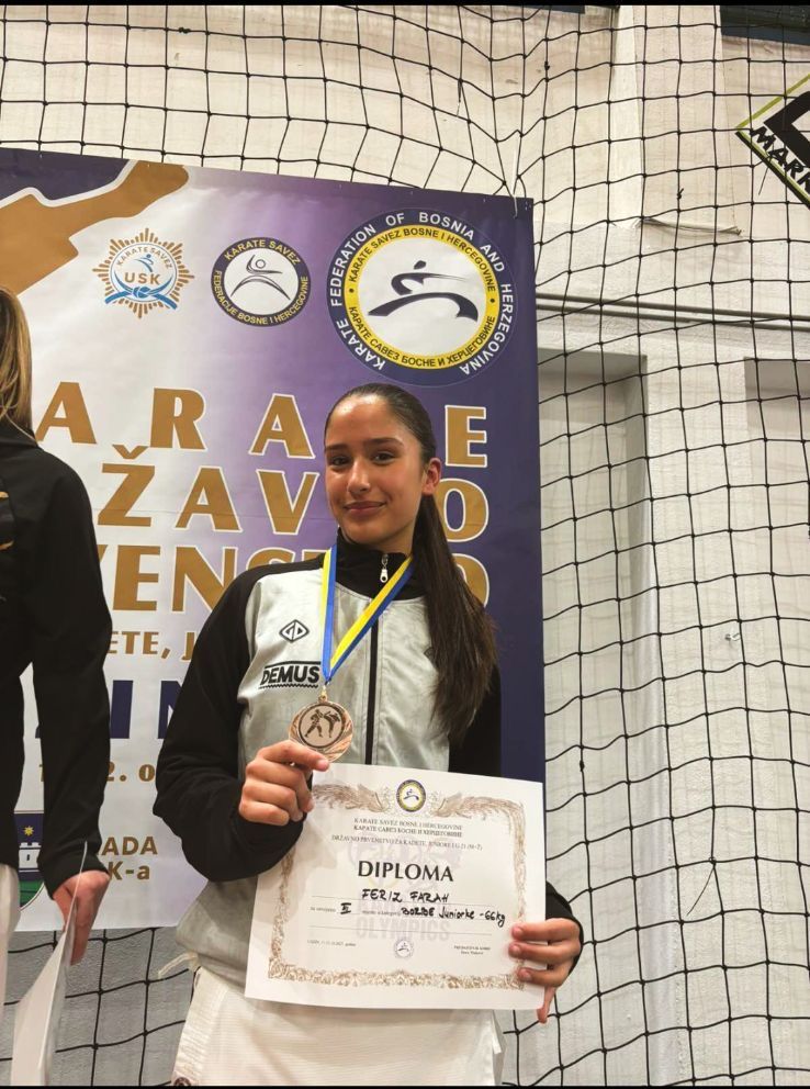 Farah Feriz - prvakinja Kantona Sarajevo | Treća gimnazija Sarajevo